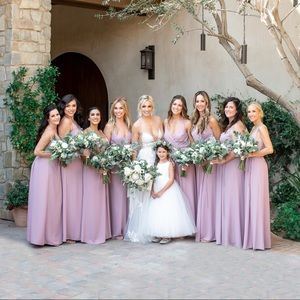 David’s Bridal Dusty Rose Dress